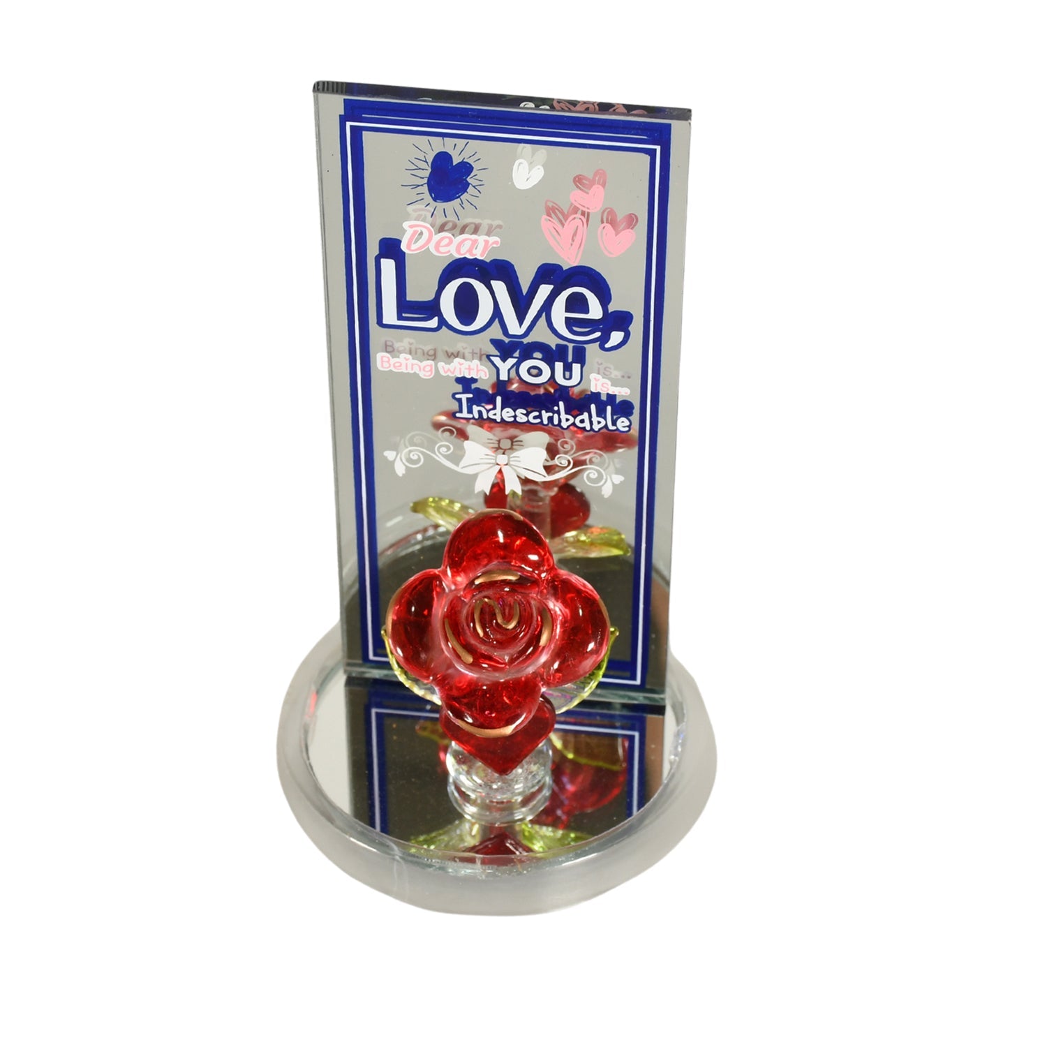 17530 Lovely Rose Gift Showpiece, Love showpiece Valentine's Day Gift, Cute Anniversary, Wedding, Birthday, Boyfriend, Husband Romantic Unique Gift Set, Home Decoration Gift Set (1 Pc) 17530 Lovely Rose Gift Showpiece, Love showpiece Valentine's Day Gift, Cute Anniversary, Wedding, Birthday, Boyfriend, Husband Romantic Unique Gift Set, Home Decoration Gift Set (1 Pc)